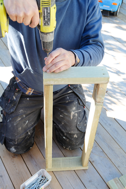 Montering av bukkene